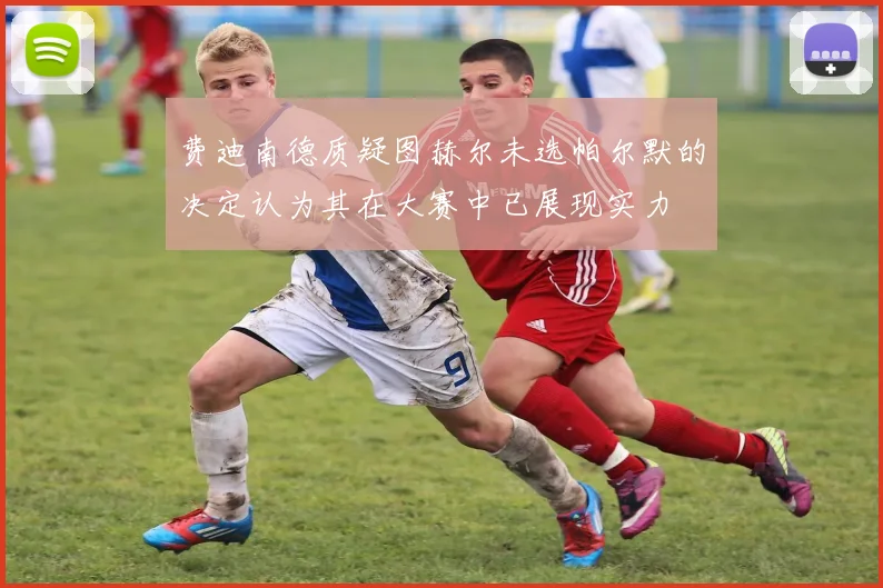 费迪南德质疑图赫尔未选帕尔默的决定认为其在大赛中已展现实力