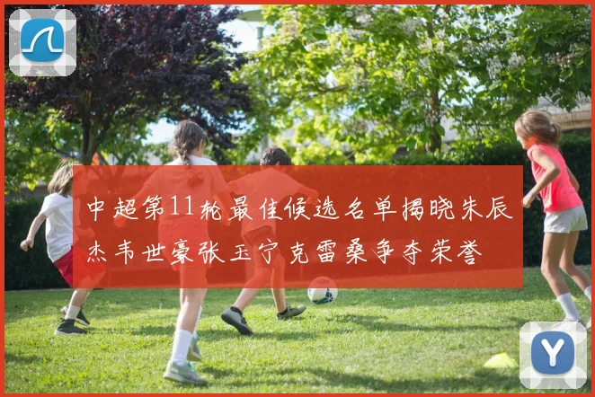 中超第11轮最佳候选名单揭晓朱辰杰韦世豪张玉宁克雷桑争夺荣誉